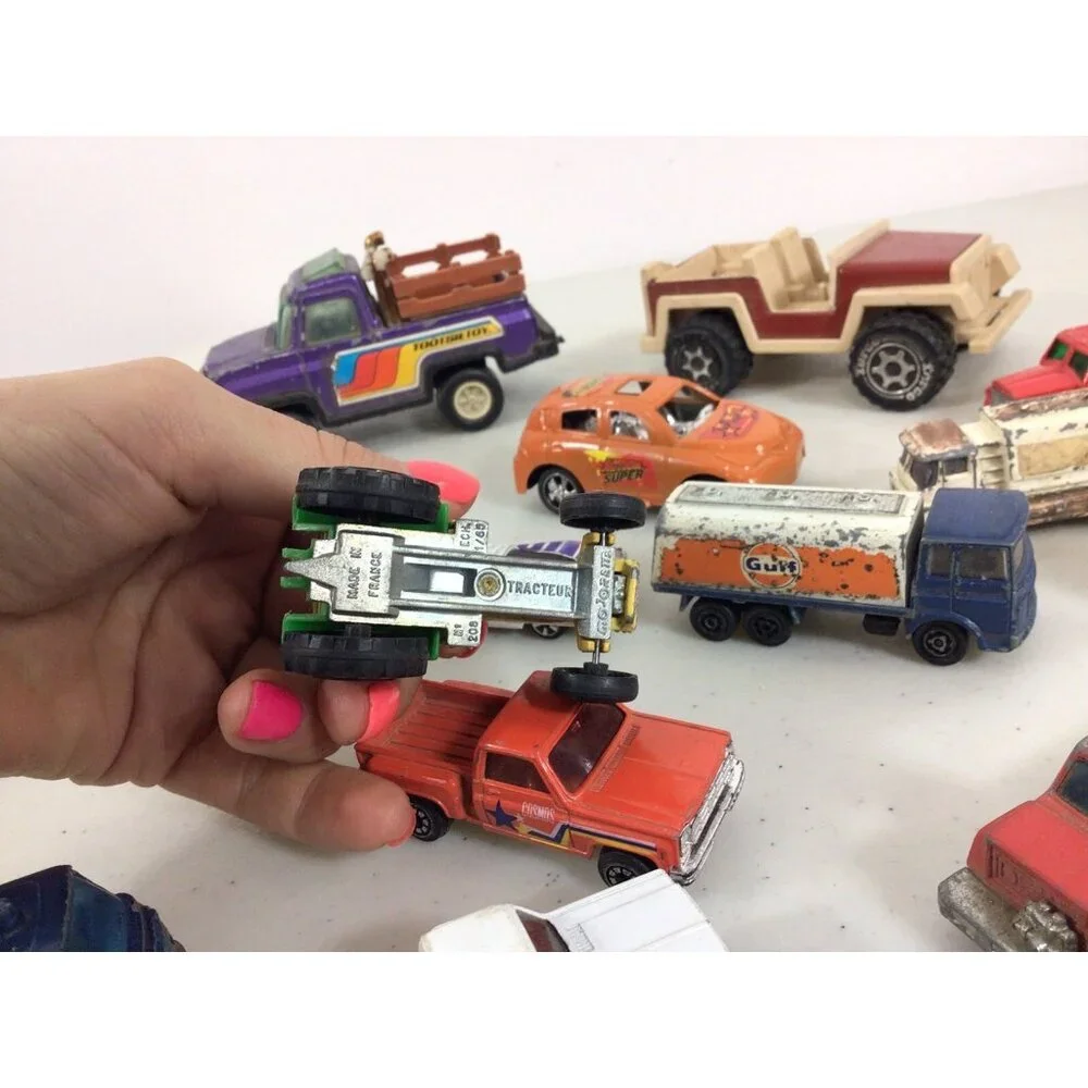 Vintage Matchbox Cars Tootsie Toy Variety Lot as Shown